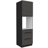 Kuchynská skrinka Aria-Gr/Bl Anti Fingerprint 60dps-210 1f 3s