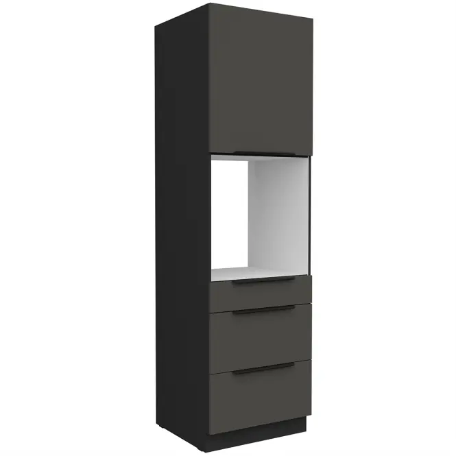 Kuchynská skrinka Aria-Gr/Bl Anti Fingerprint 60dps-210 1f 3s