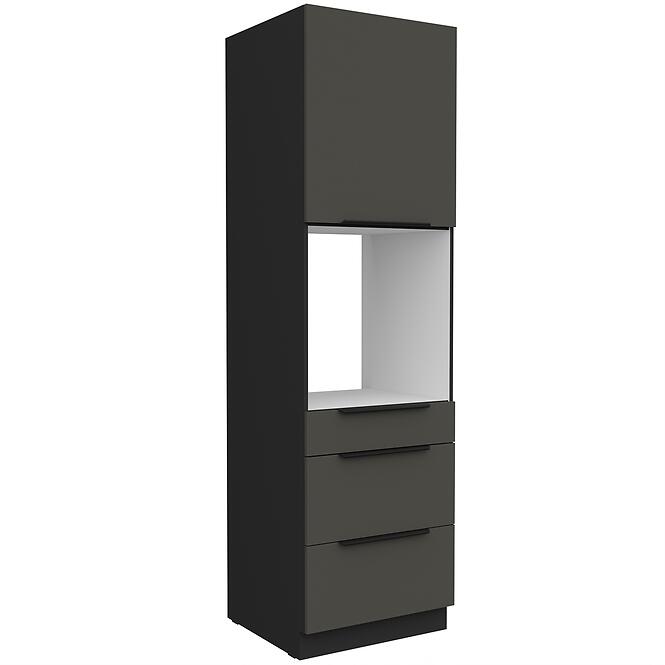 Kuchynská skrinka Aria-Gr/Bl Anti Fingerprint 60dps-210 1f 3s