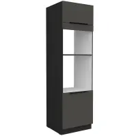 Kuchynská skrinka Aria-Gr/Bl Anti Fingerprint 60dpm-210 2f