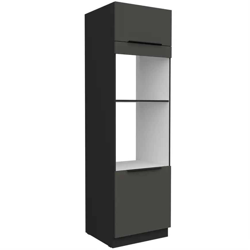 Kuchynská skrinka Aria-Gr/Bl Anti Fingerprint 60dpm-210 2f