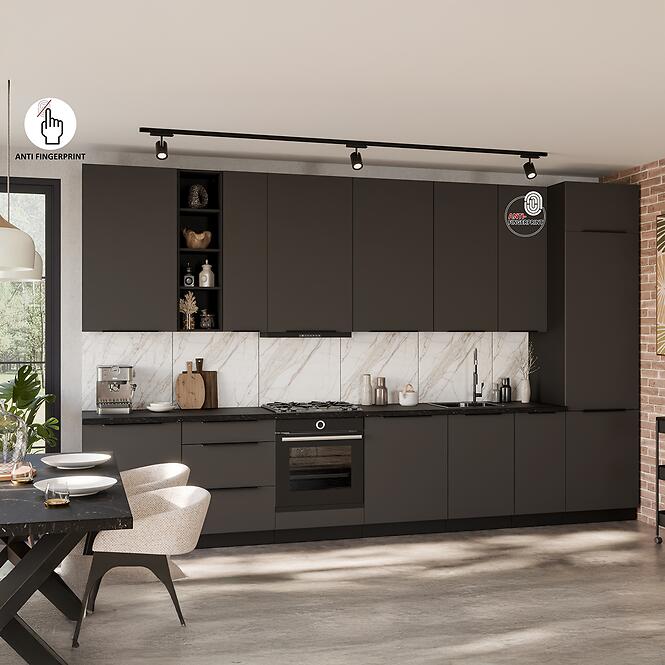 Kuchynská skrinka Aria-Gr/Bl Anti Fingerprint 40dk-210 2f,9