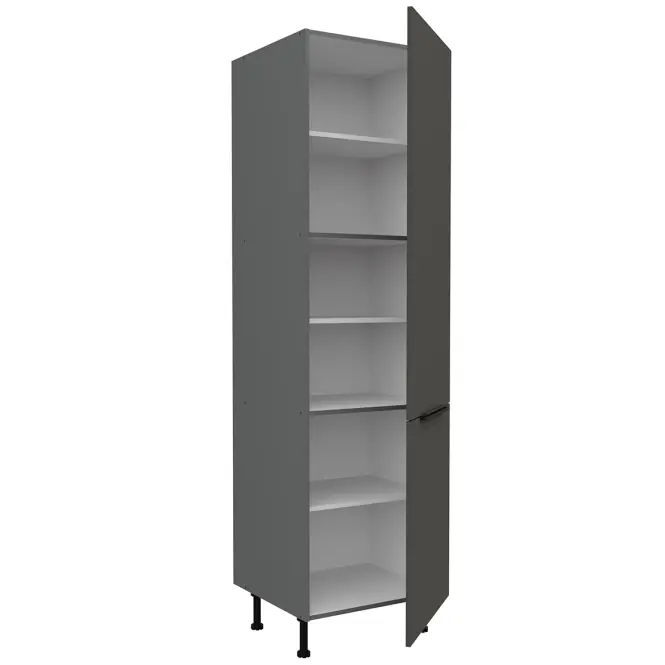 Kuchynská skrinka Aria-Gr/Ant Anti Fingerprint 60dk-215 2f,3