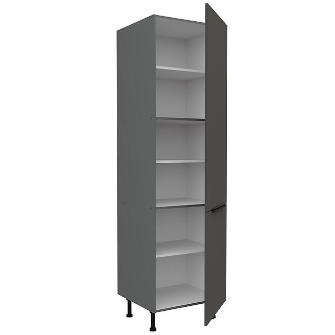 Kuchynská skrinka Aria-Gr/Ant Anti Fingerprint 60dk-215 2f,3