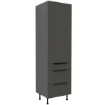 Kuchynská skrinka Aria-Gr/Ant Anti Fingerprint 60dks-215 1f 3s