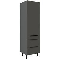 Kuchynská skrinka Aria-Gr/Ant Anti Fingerprint 60dks-215 1f 3s