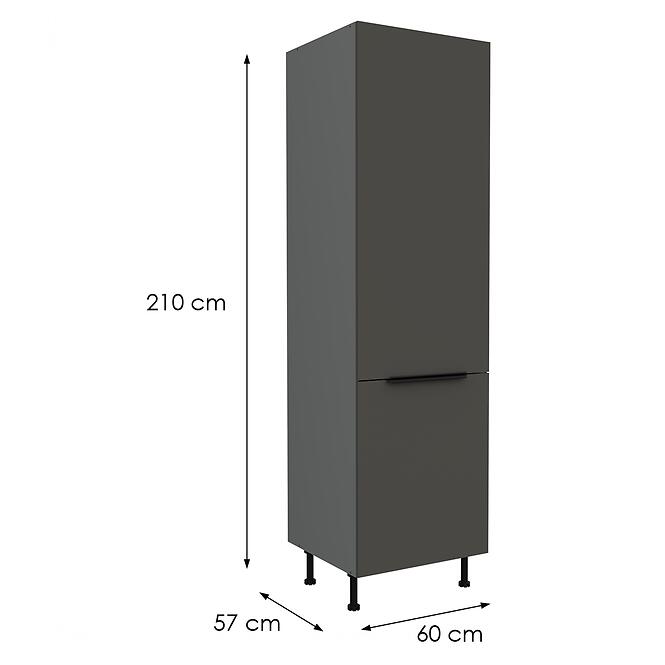 Kuchynská skrinka Aria-Gr/Ant Anti Fingerprint 60lo-215 2f