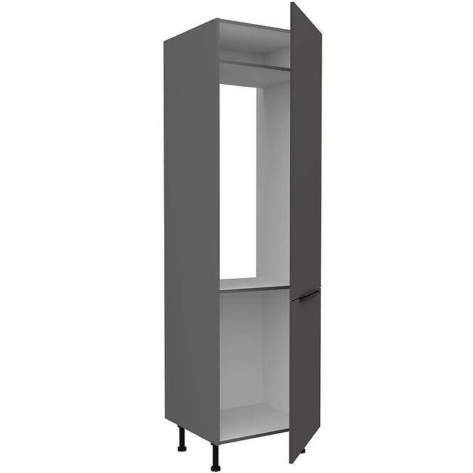 Kuchynská skrinka Aria-Gr/Ant Anti Fingerprint 60lo-215 2f,3