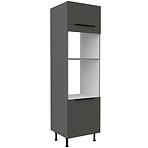 Kuchynská skrinka Aria-Gr/Ant Anti Fingerprint 60dpm-215 2f