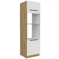 Kuchynská skrinka Aria-Wh/Ar Anti Fingerprint 60dpm-210 2f