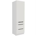Kuchynská skrinka Aria-Wh/Wh Anti Fingerprint 60dks-210 1f 3s