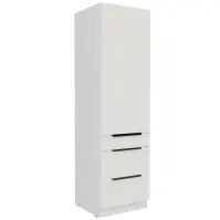 Kuchynská skrinka Aria-Wh/Wh Anti Fingerprint 60dks-210 1f 3s