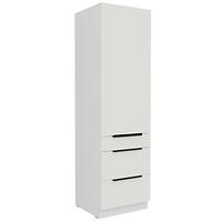 Kuchynská skrinka Aria-Wh/Wh Anti Fingerprint 60dks-210 1f 3s