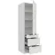 Kuchynská skrinka Aria-Wh/Wh Anti Fingerprint 60dks-210 1f 3s,3