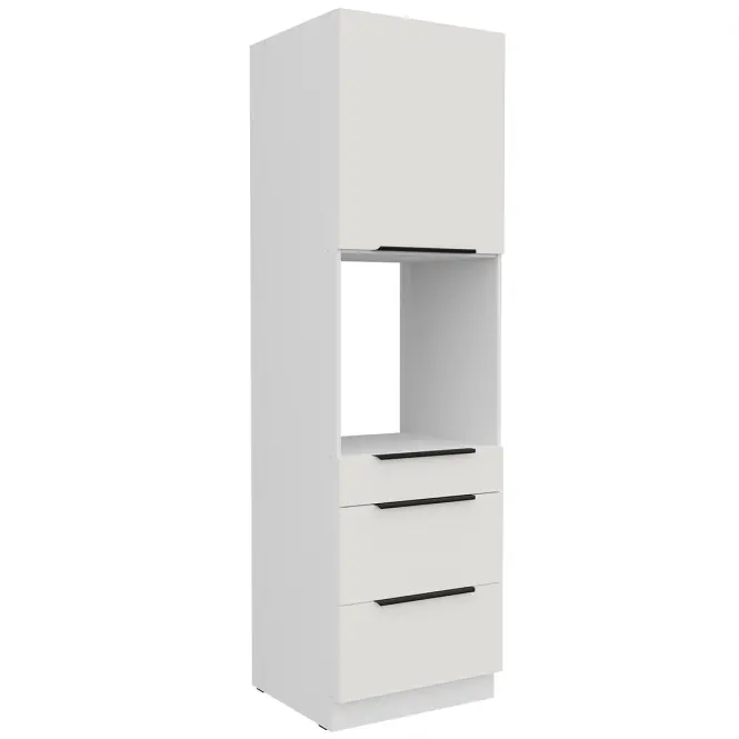 Kuchynská skrinka Aria-Wh/Wh Anti Fingerprint 60dps-210 1f 3s