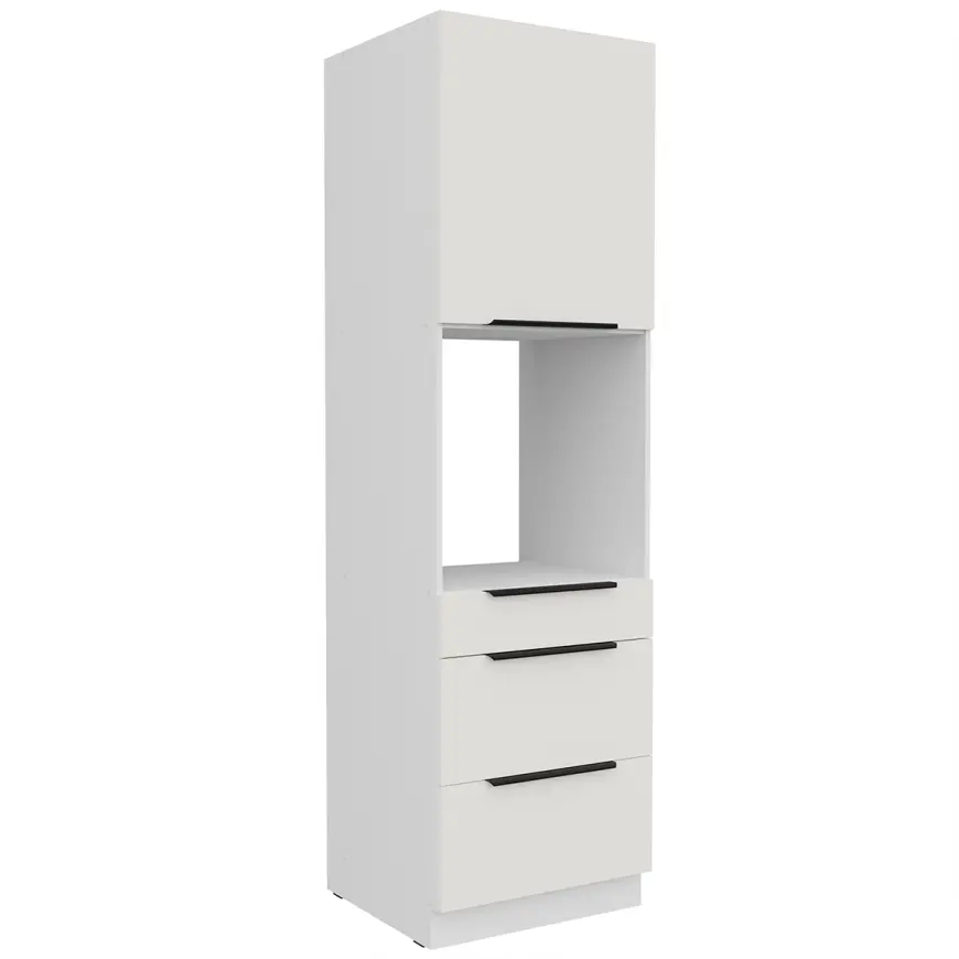 Kuchynská skrinka Aria-Wh/Wh Anti Fingerprint 60dps-210 1f 3s