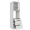 Kuchynská skrinka Aria-Wh/Wh Anti Fingerprint 60dps-210 1f 3s,3