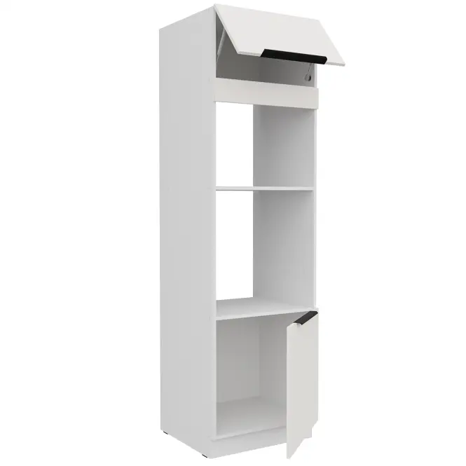 Kuchynská skrinka Aria-Wh/Wh Anti Fingerprint 60dpm-210 2f,3