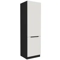 Kuchynská skrinka Aria-Wh/Bl Anti Fingerprint 60dk-210 2f