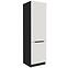 Kuchynská skrinka Aria-Wh/Bl Anti Fingerprint 60dk-210 2f