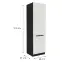 Kuchynská skrinka Aria-Wh/Bl Anti Fingerprint 60dk-210 2f,2