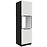 Kuchynská skrinka Aria-Wh/Bl Anti Fingerprint 60dp-210 2f