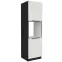 Kuchynská skrinka Aria-Wh/Bl Anti Fingerprint 60dp-210 2f