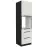 Kuchynská skrinka Aria-Wh/Bl Anti Fingerprint 60dps-210 1f 3s