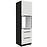 Kuchynská skrinka Aria-Wh/Bl Anti Fingerprint 60dps-210 1f 3s