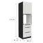 Kuchynská skrinka Aria-Wh/Bl Anti Fingerprint 60dps-210 1f 3s,2