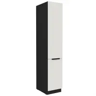 Kuchynská skrinka Aria-Wh/Bl Anti Fingerprint 40dk-210 2f