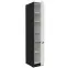 Kuchynská skrinka Aria-Wh/Bl Anti Fingerprint 40dk-210 2f,3