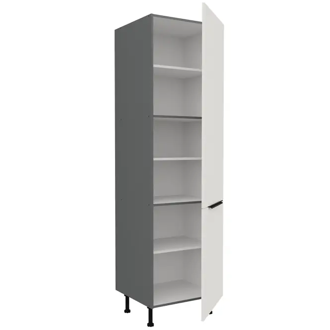 Kuchynská skrinka Aria-Wh/Ant Anti Fingerprint 60dk-215 2f,3