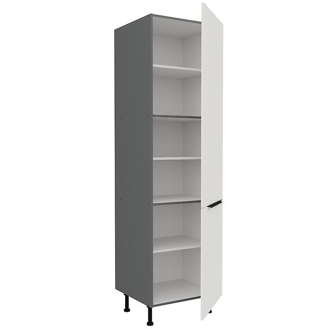 Kuchynská skrinka Aria-Wh/Ant Anti Fingerprint 60dk-215 2f,3