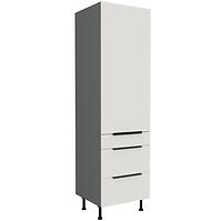 Kuchynská skrinka Aria-Wh/Ant Anti Fingerprint 60dks-215 1f 3s