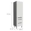 Kuchynská skrinka Aria-Wh/Ant Anti Fingerprint 60dks-215 1f 3s,2