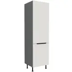Kuchynská skrinka Aria-Wh/Ant Anti Fingerprint 60lo-215 2f