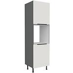 Kuchynská skrinka Aria-Wh/Ant Anti Fingerprint 60dp-215 2f