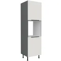 Kuchynská skrinka Aria-Wh/Ant Anti Fingerprint 60dp-215 2f
