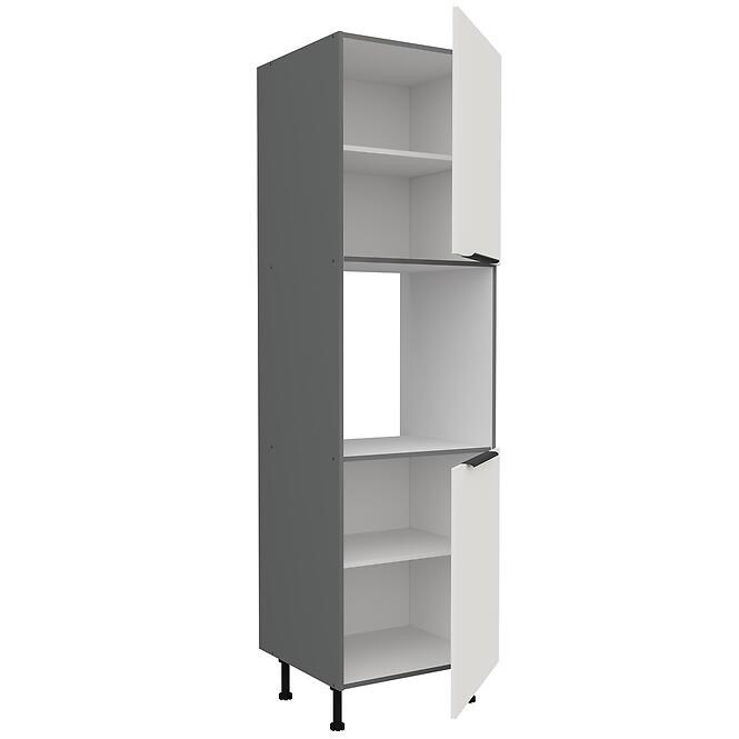 Kuchynská skrinka Aria-Wh/Ant Anti Fingerprint 60dp-215 2f,3