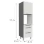 Kuchynská skrinka Aria-Wh/Ant Anti Fingerprint 60dps-215 1f 3s,2