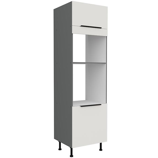 Kuchynská skrinka Aria-Wh/Ant Anti Fingerprint 60dpm-215 2f