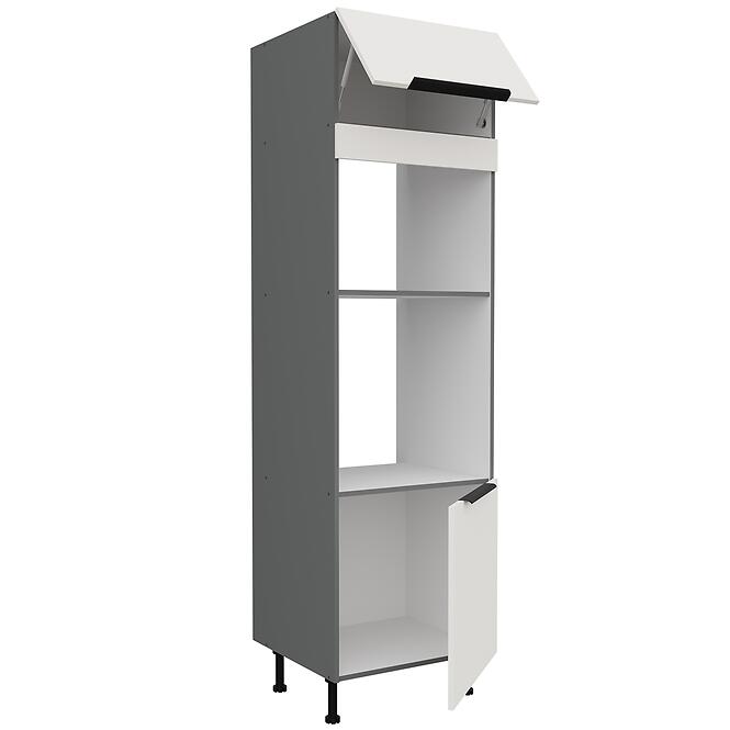 Kuchynská skrinka Aria-Wh/Ant Anti Fingerprint 60dpm-215 2f,3