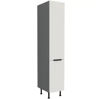 Kuchynská skrinka Aria-Wh/Ant Anti Fingerprint 40dk-215 2f