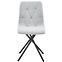 Stolička Luna Svetlošedá Raven 06,4