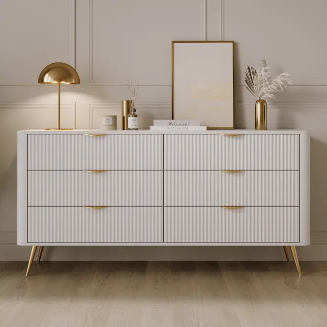 Komoda Lante  B 163 6s Biely