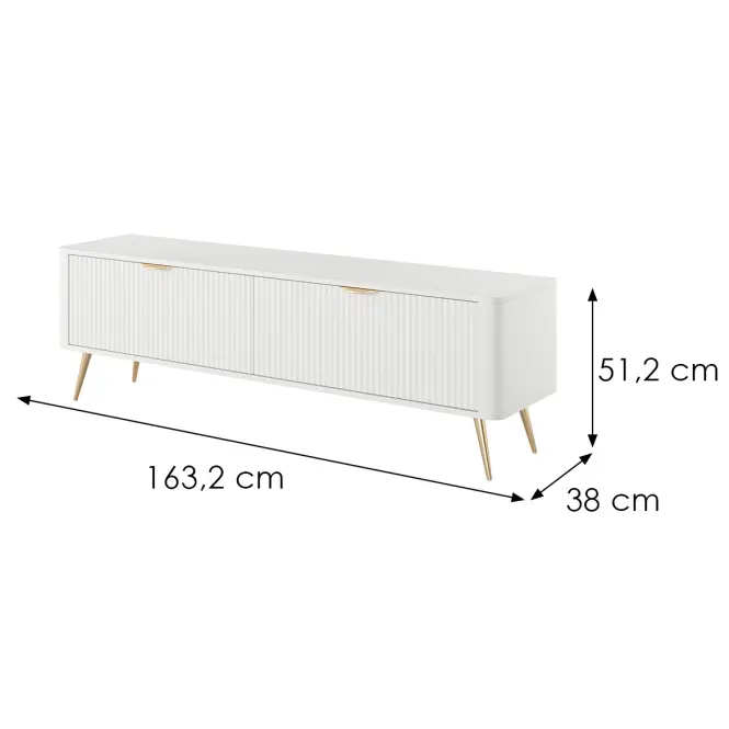 Tv Stolík Lante Rtv F 163 2d Biely