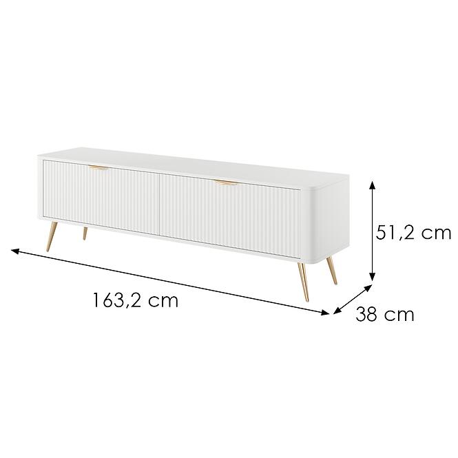Tv Stolík Lante Rtv F 163 2d Biely,2