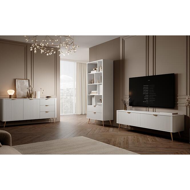 Tv Stolík Lante Rtv F 163 2d Biely,6