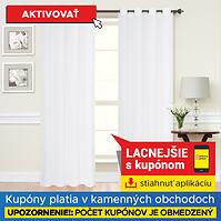 Záclona na krúžkoch KLARA 140x260 (SK)